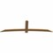 Ekena Millwork Bellingham Timber Gable Bracket, Western Red Cedar, 108"W x 31 1/2"H x 1 1/2"D x 5 1/2"F, 7/12 Pitch GBW108X31X0206BEL00SWR - alternate 4